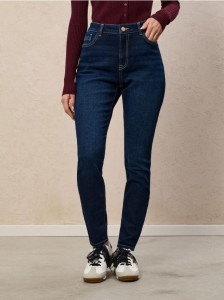 Spodnie jeansowe skinny - niebieski