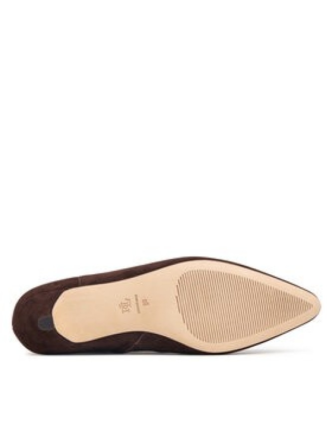 LAUREN RALPH LAUREN Botki Frncsa Bt Hl Bo Bte 802P15722002 Brązowy
