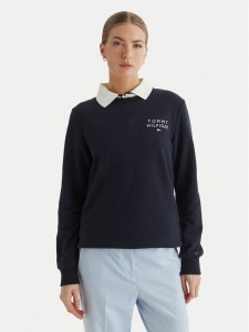 Tommy Hilfiger Bluza UW0UW04521 Granatowy Regular Fit