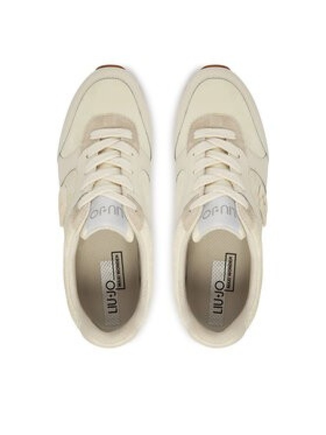 Liu Jo Sneakersy Maxi Wonder Plus 02 Bis BF6011 PX902 Kremowy