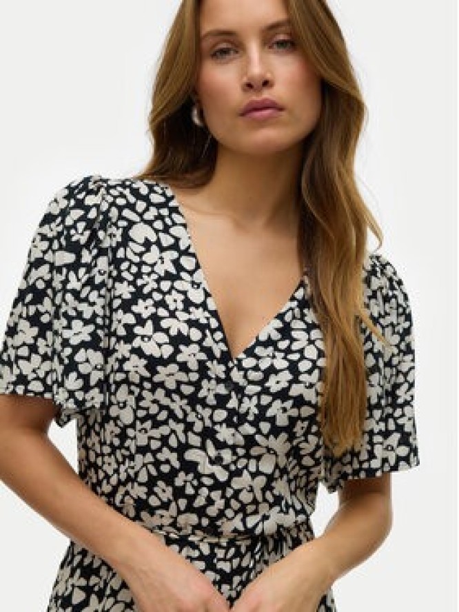 Vero Moda Sukienka letnia Alba 10330301 Czarny Regular Fit