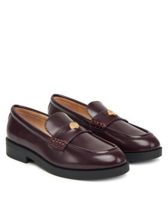 Liu Jo Loafersy Preppy 01 SF5129 PX362 Bordowy
