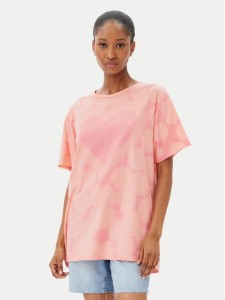 One Teaspoon T-Shirt Love Sweat 26918 Różowy Relaxed Fit