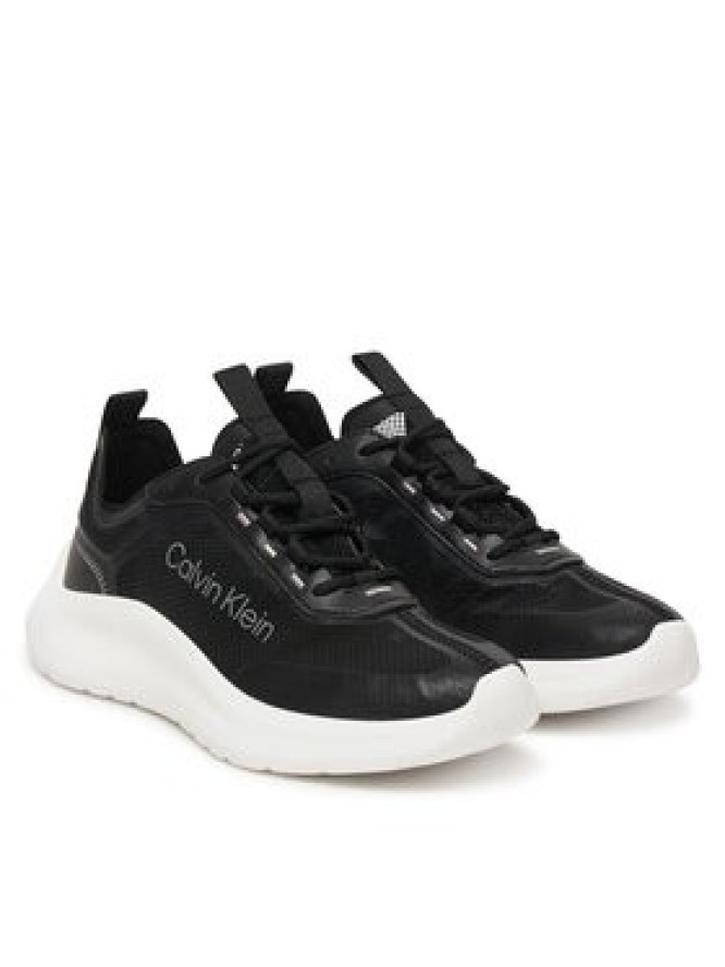 Calvin Klein Sneakersy Light Eva Run Lup Transp Ripst HW0HW02998 Czarny