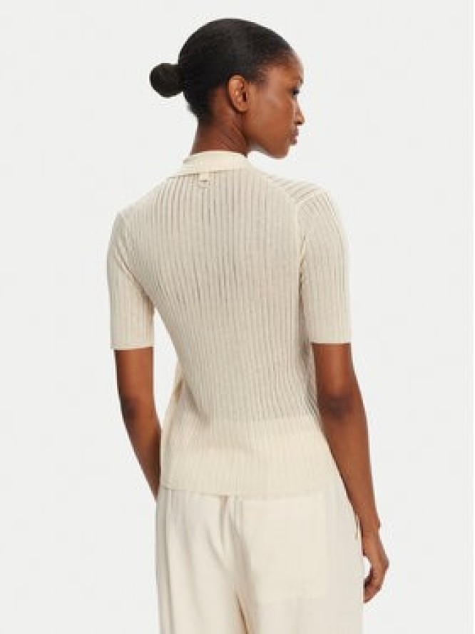 Marella Sweter Torbole 2513361145 Biały Slim Fit