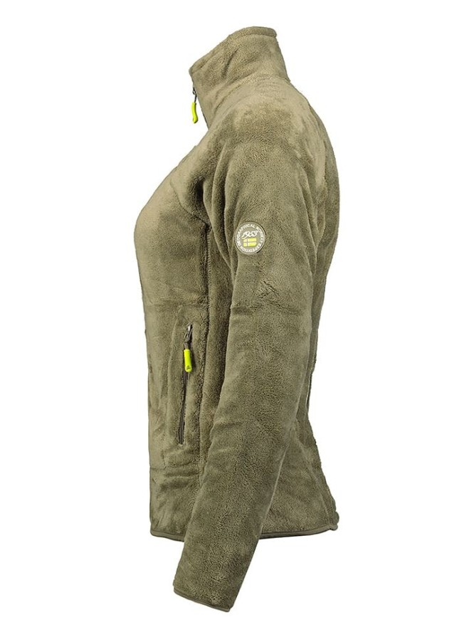 Geographical Norway Kurtka polarowa "Upaline" w kolorze oliwkowym rozmiar: XL