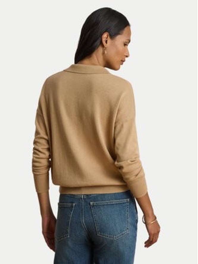 LAUREN RALPH LAUREN Sweter 200P14056004 Beżowy Regular Fit