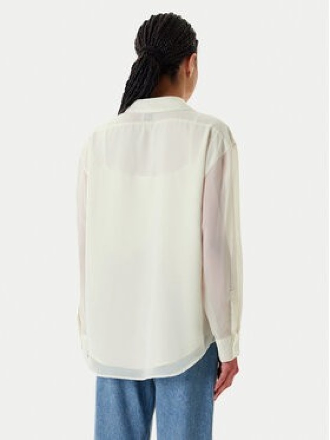 Calvin Klein Koszula LV044B902G Écru Regular Fit