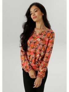 Aniston Bluzka w kolorze pomarańczowo-czarnym rozmiar: 40