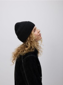 Czapka beanie - czarny