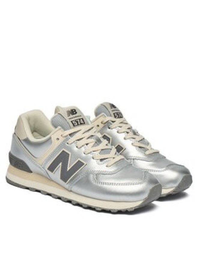 New Balance Sneakersy WL574MLG Srebrny