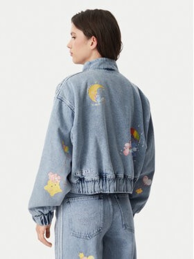adidas Kurtka jeansowa Care Bear KQ6747 Niebieski Regular Fit