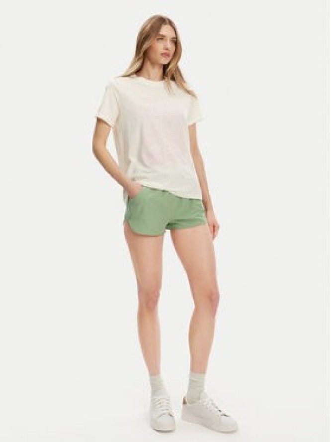Roxy T-Shirt ERJZT05911 Écru Regular Fit