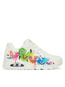 Skechers Sneakersy Jason Naylor: Uno - Open Your Heart 190008/WMLT Biały