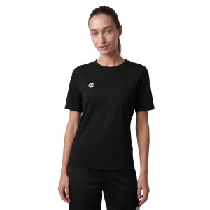 Damska koszulka sportowa Siroko Sports Tee Black/Burgundy W