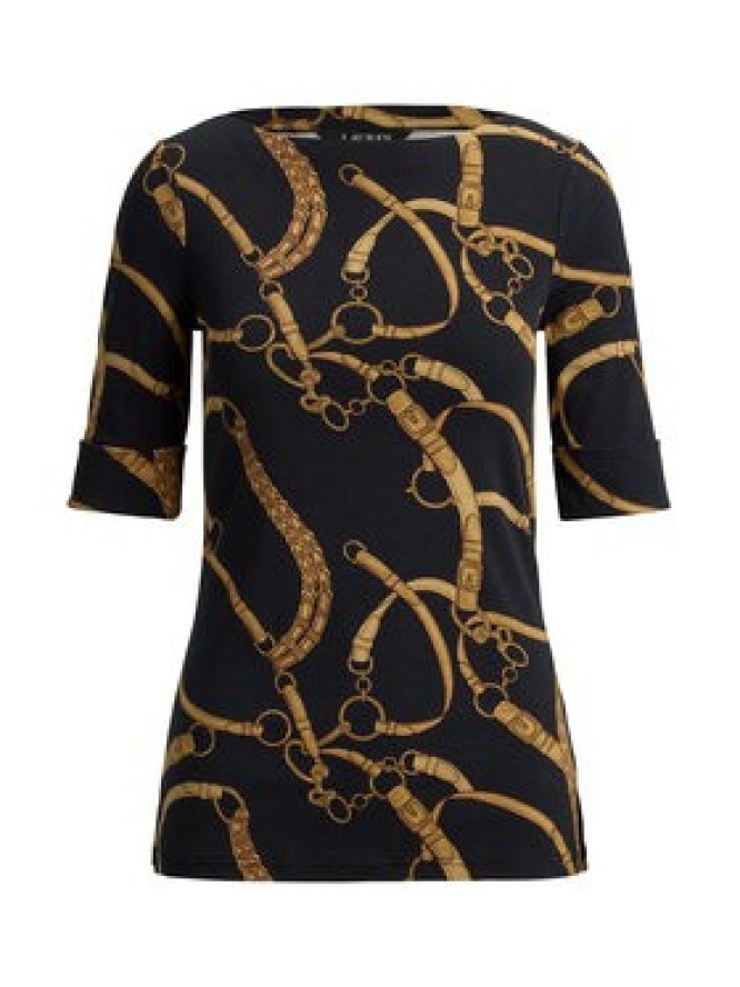 LAUREN RALPH LAUREN Bluzka Judy 200P13948001 Czarny Regular Fit