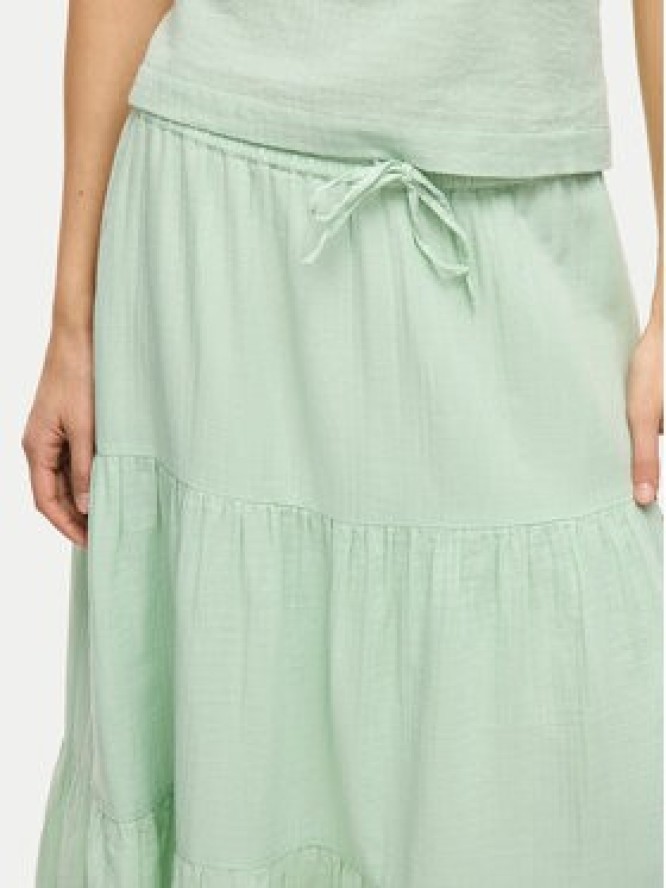 Vila Spódnica maxi Lania 14105428 Zielony Regular Fit