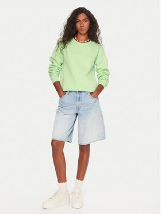 Roxy Bluza Surf Stoked ERJFT05018 Zielony Regular Fit