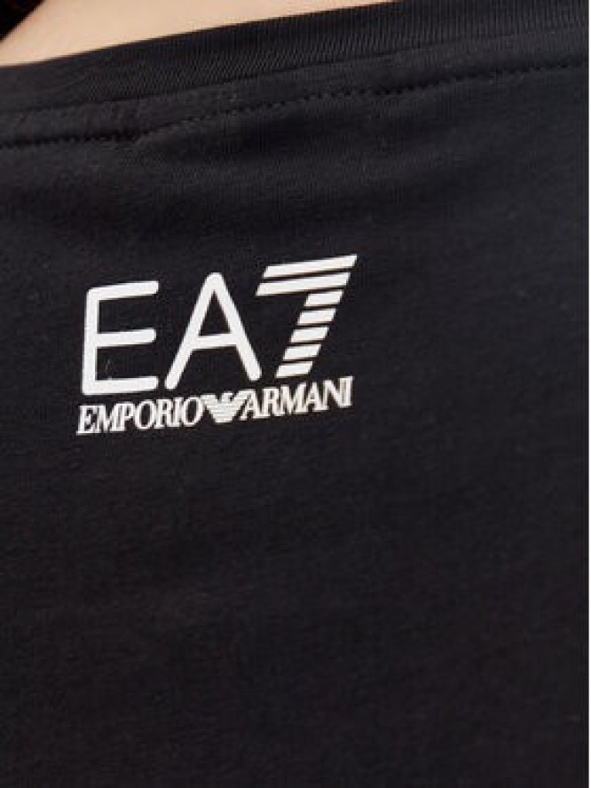 EA7 Emporio Armani T-Shirt 7W000497 AF14880 UC001 Czarny Regular Fit