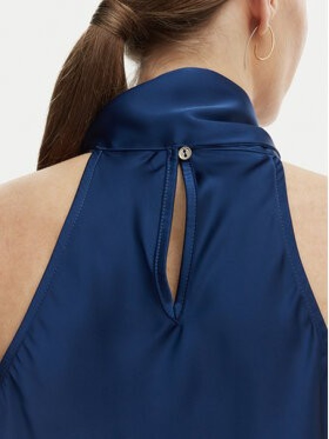 Rinascimento Bluzka CFC0127770003 Niebieski Regular Fit