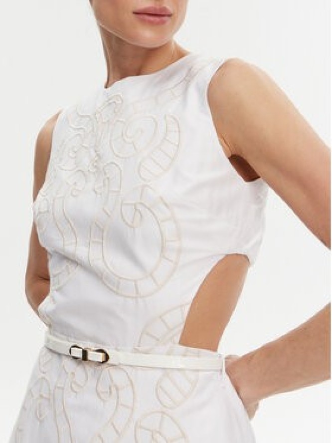 Silvian Heach Sukienka codzienna GPP25342VE Biały Regular Fit