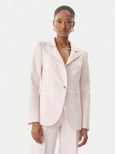 Rinascimento Marynarka CFC0128640003 Różowy Regular Fit