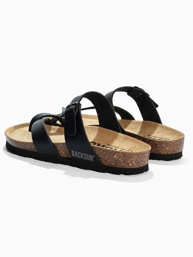 BACKSUN Japonki "Barcelone" w kolorze czarnym rozmiar: 36