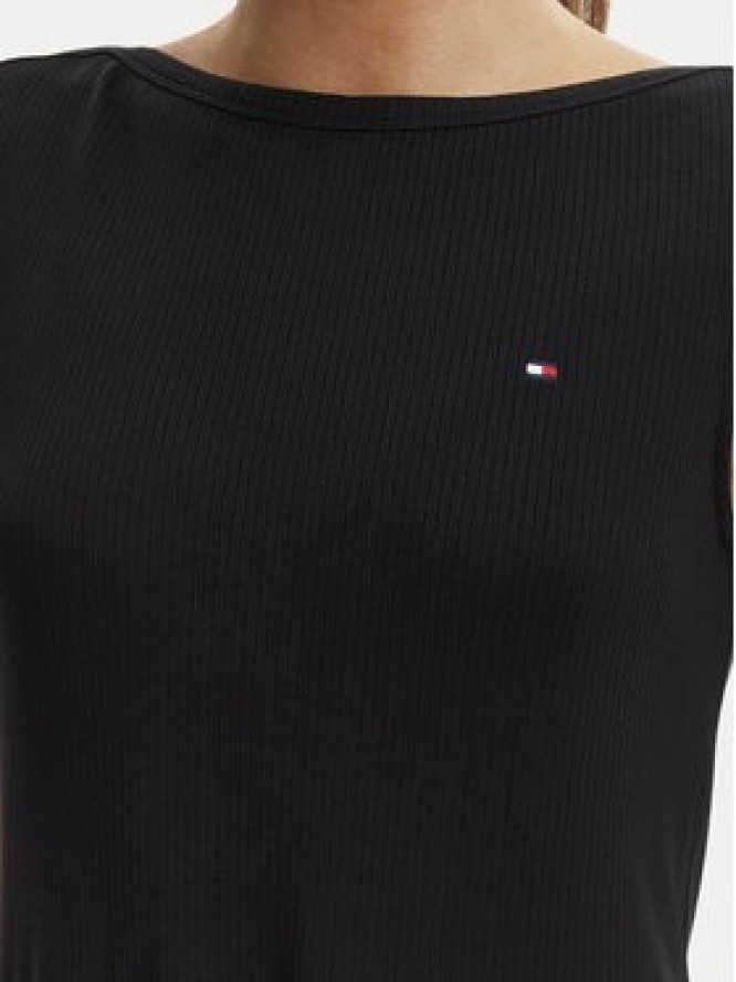 Tommy Hilfiger Sukienka codzienna WW0WW49312 Czarny Regular Fit