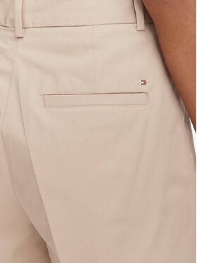 Tommy Hilfiger Szorty materiałowe WW0WW49592 Beżowy Regular Fit
