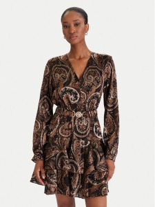 Guess Sukienka codzienna W5BK53 W2770 Brązowy Regular Fit