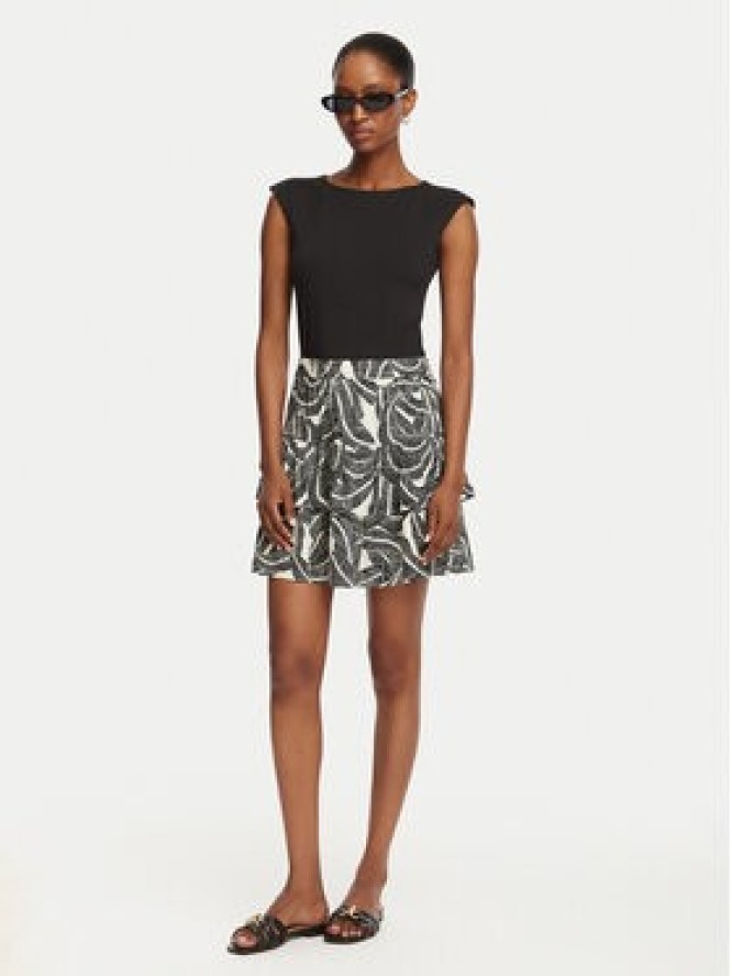 ONLY Spódnica mini Nova 15372459 Szary ciemny Regular Fit