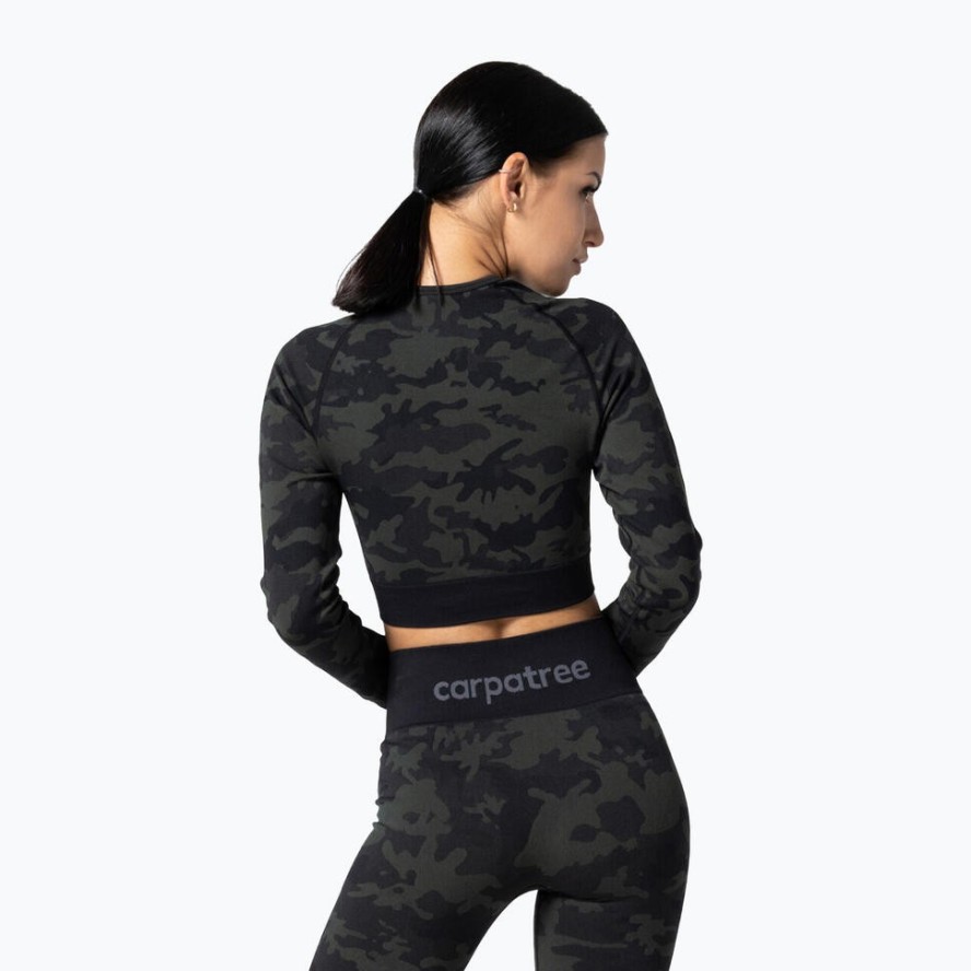 Top treningowy damski Carpatree Camo Seamless
