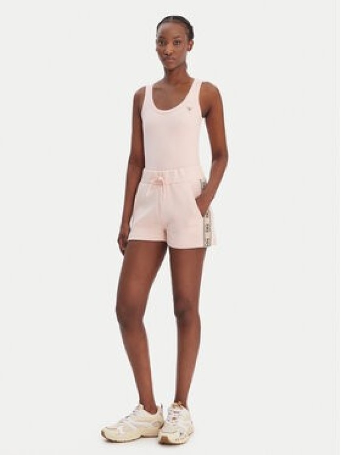 Guess Top V4YP06 K8RT2 Różowy Regular Fit