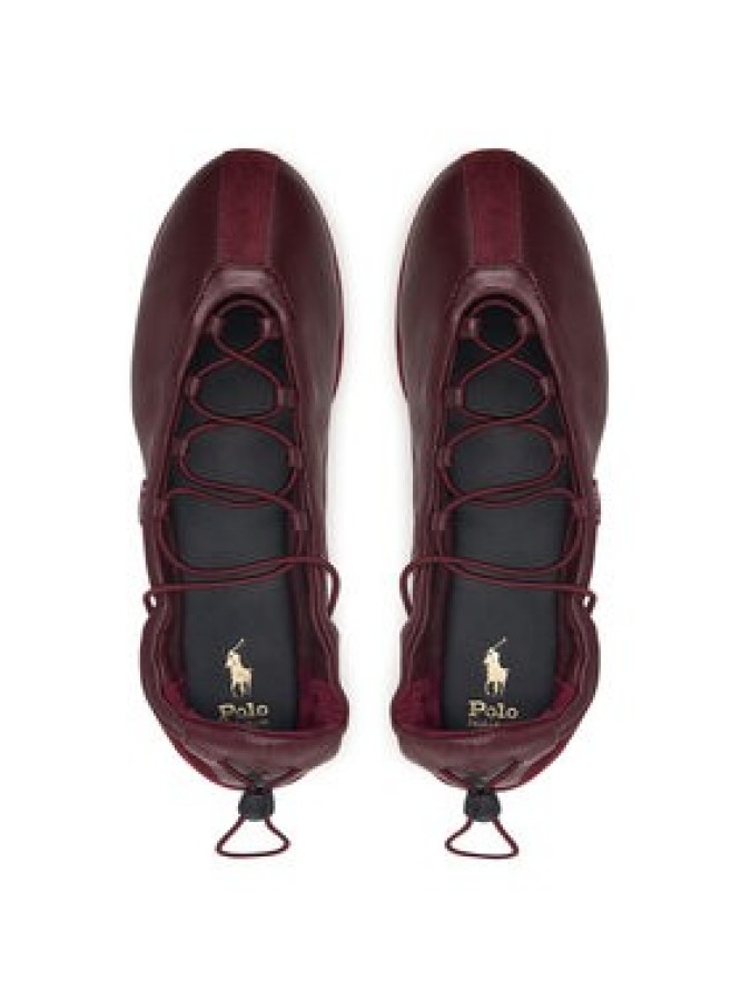 Polo Ralph Lauren Baleriny Ballerina Sneaker 804P08221003 Bordowy