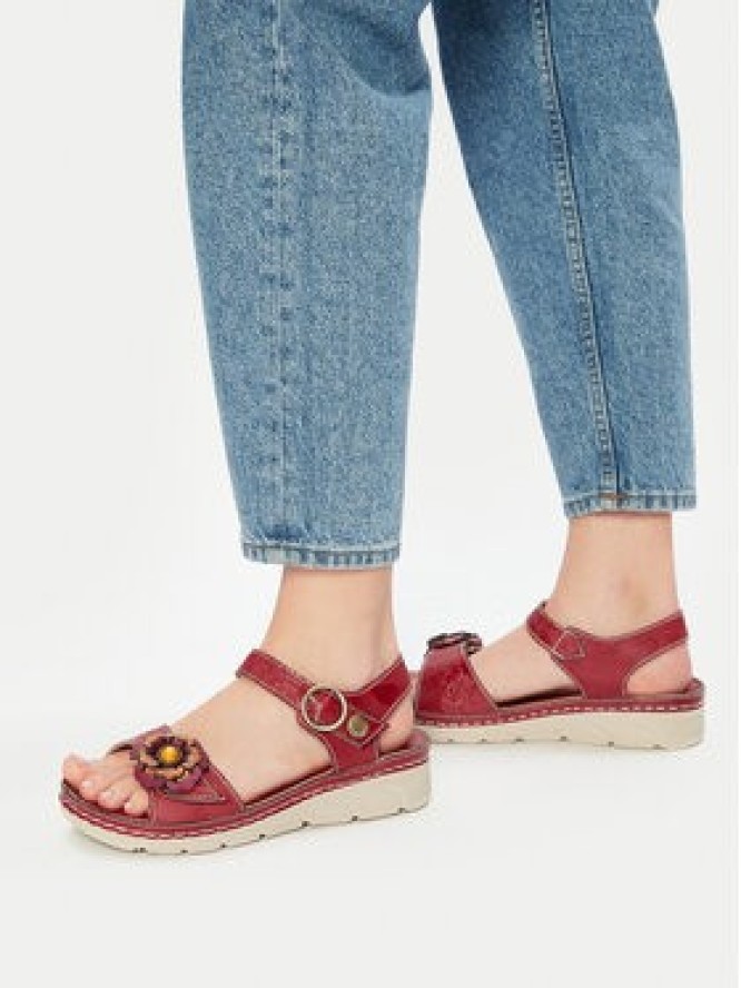 Laura Vita Sandały Dorry 03 Czerwony