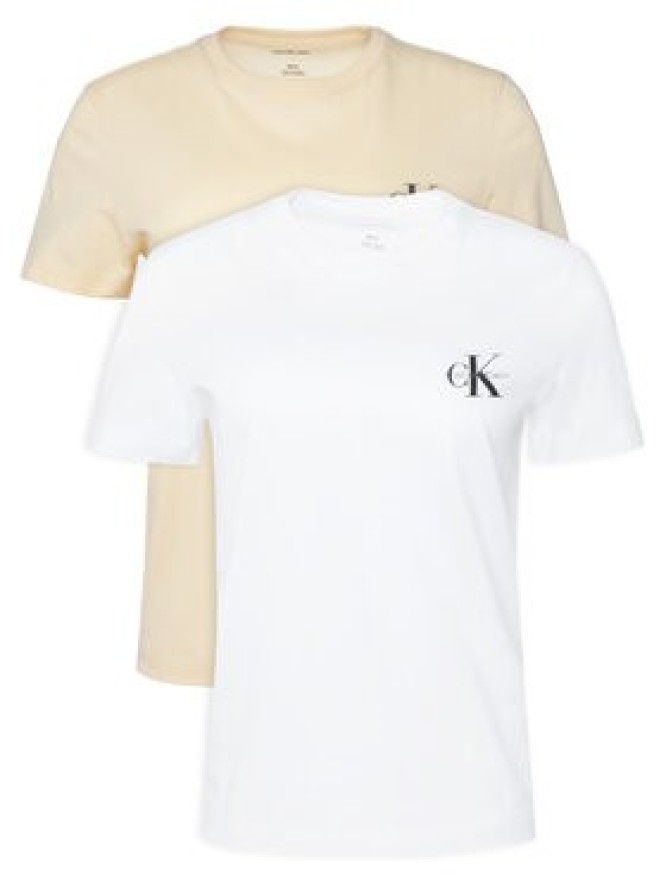 Calvin Klein Jeans Komplet t-shirtów LV047C905G Żółty jasny Regular Fit