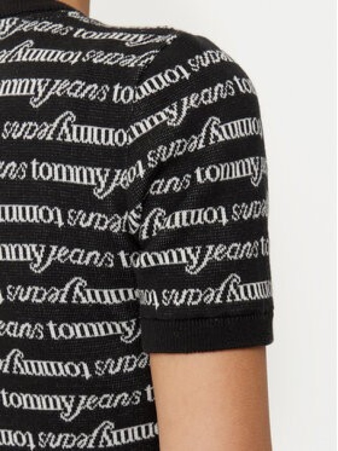 Tommy Jeans Sukienka codzienna DW0DW19478 Czarny Slim Fit