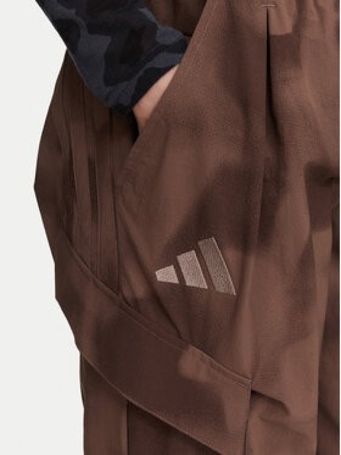 adidas Spodnie outdoor Terrex Xploric Clima365 KH2594 Brązowy Loose Fit