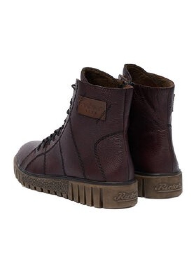 Rieker Trzewiki Y3421-35 Bordowy