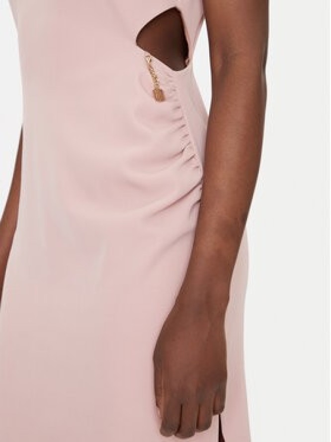 Fracomina Sukienka koktajlowa FQ25SD2004W47601 Różowy Slim Fit