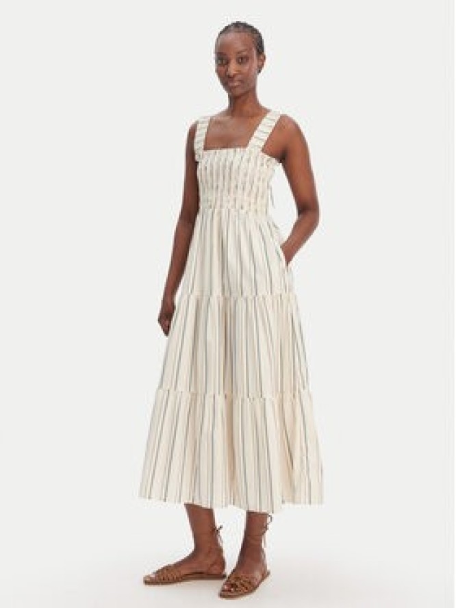 Seafolly Sukienka letnia Faithfull 55649-DR Beżowy Regular Fit