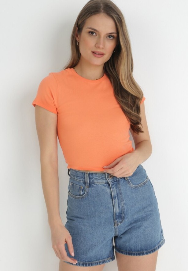 Pomarańczowy T-shirt Irousa