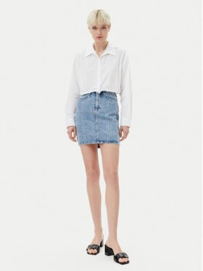 Karl Lagerfeld Jeans Spódnica jeansowa A2W12013 Niebieski Regular Fit