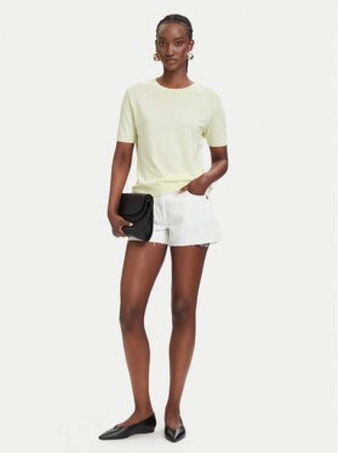 Patrizia Pepe Szorty jeansowe 2P1744/D107-W146 Biały Regular Fit