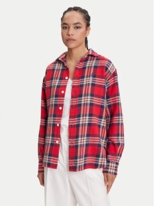 Polo Ralph Lauren Koszula 211A95156004 Czerwony Relaxed Fit