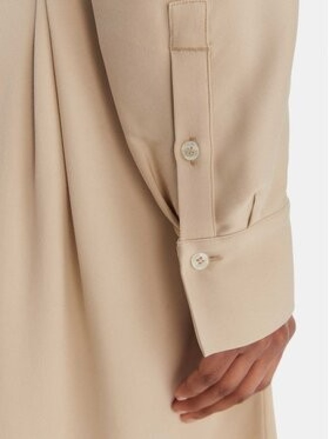 BOSS Sukienka koszulowa Dolala 50552373 Beżowy Relaxed Fit