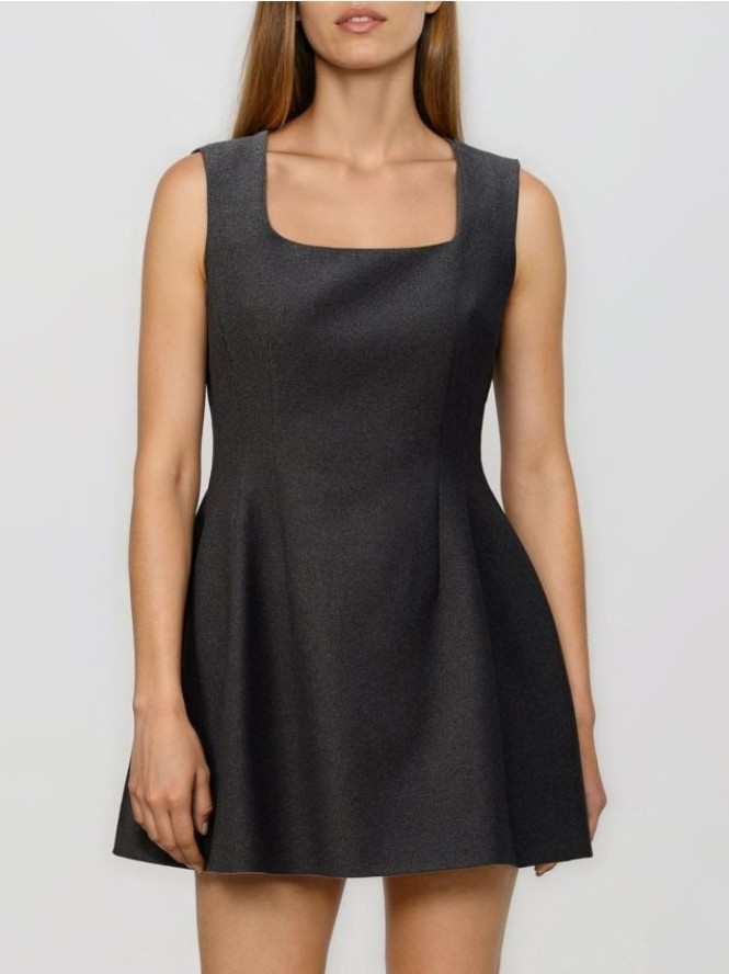 Sukienka mini - jasnoszary