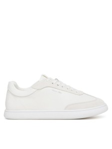 Calvin Klein Sneakersy Cupsole Lace Up - Lth Sue Mix HW0HW02435 Biały
