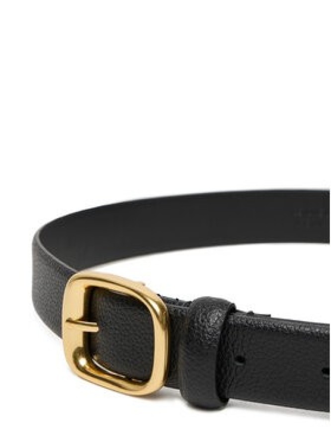 Calvin Klein Pasek Damski Chuncky Bukle Caviar LV04F7023G Czarny