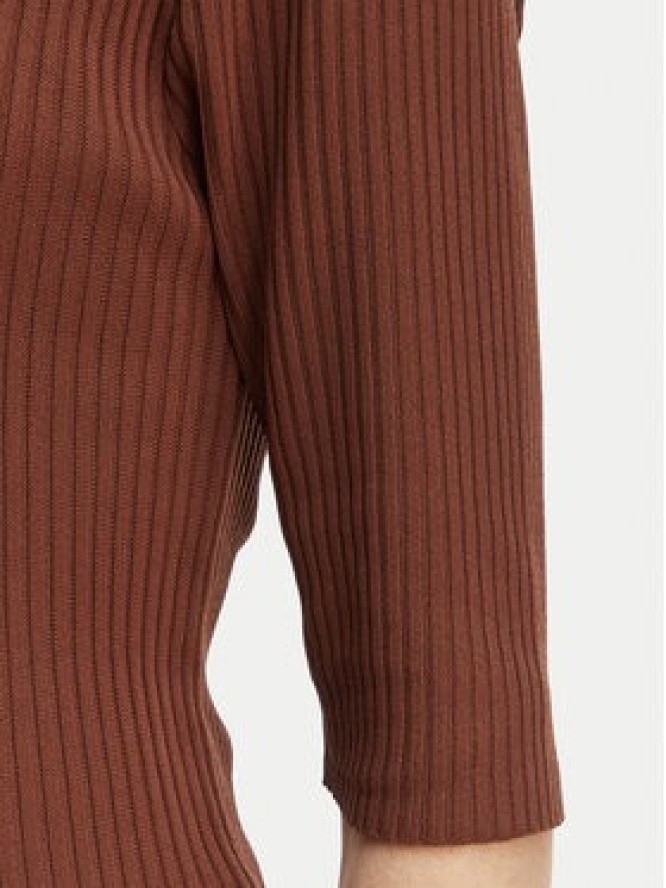 Rinascimento Bluzka CFM0012240003 Brązowy Slim Fit